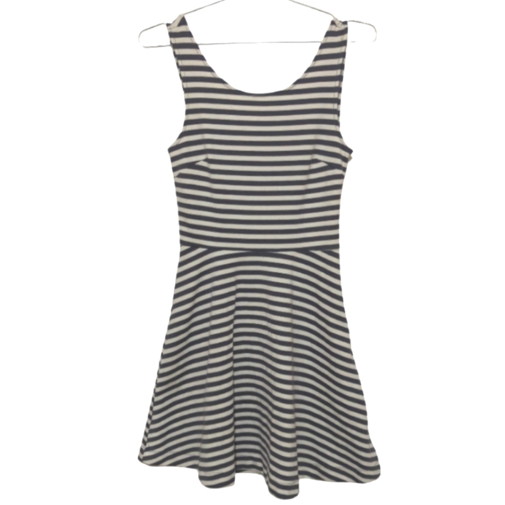 American Eagle Outfitters | Mini Skater Dress | Striped | Cutout Back | Summer |